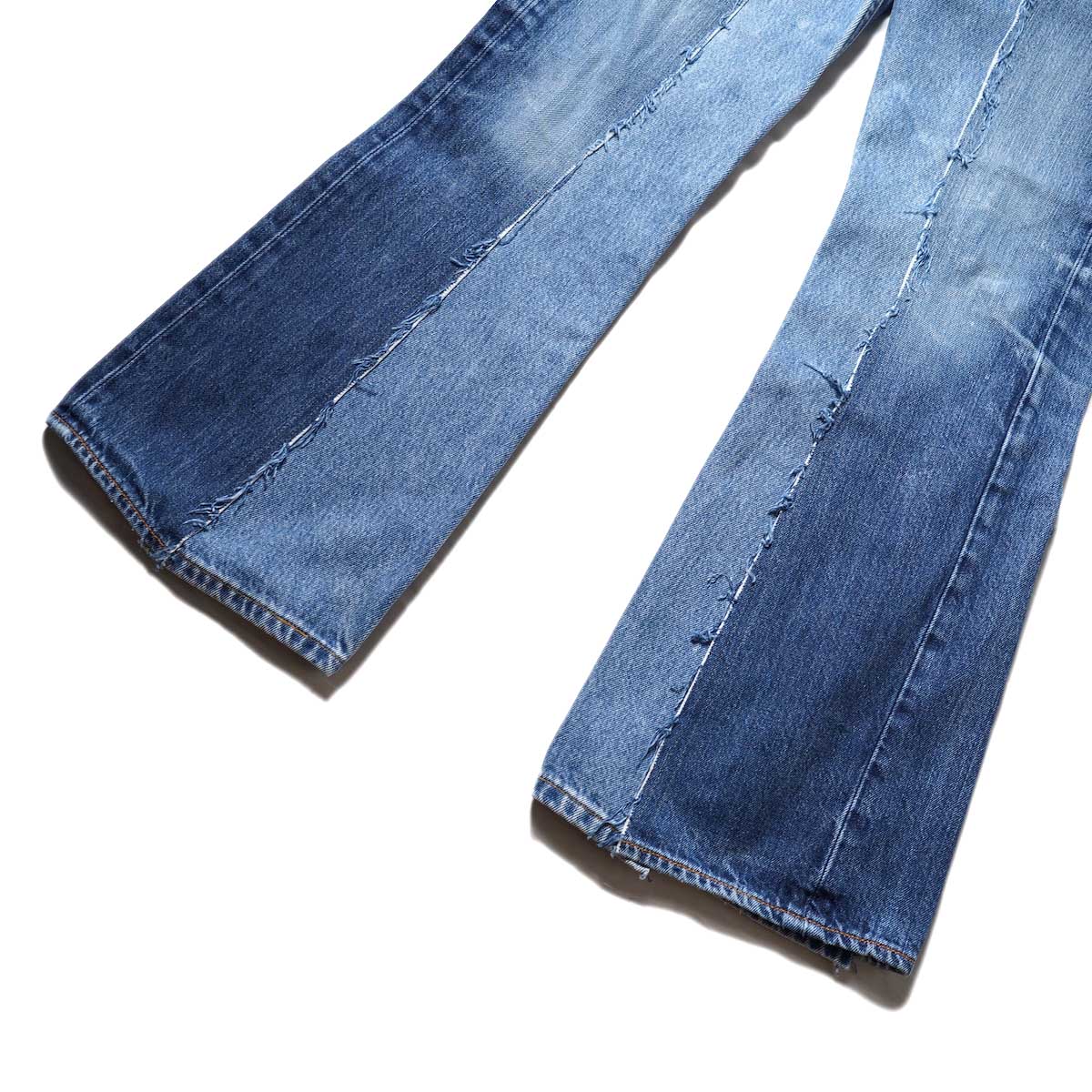 OLD PARK / W POCKET FLARE PANTS (Msize - B)裾