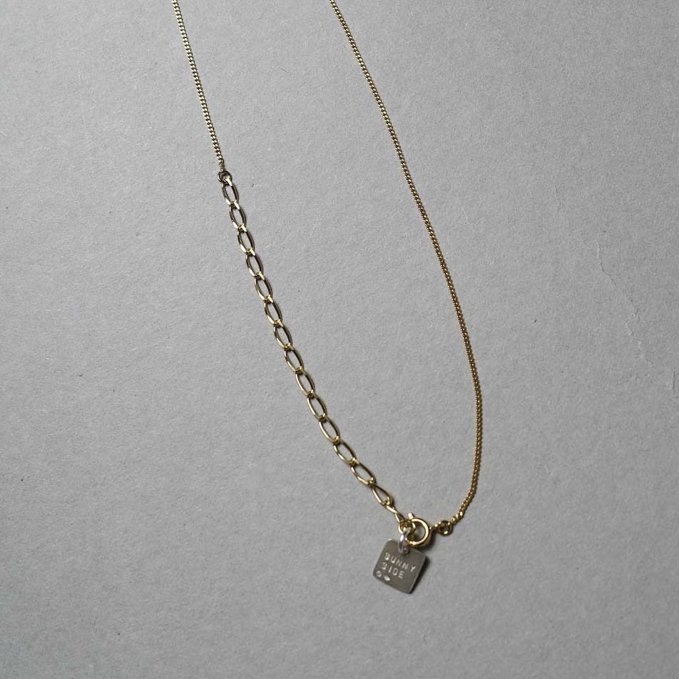 on the sunny side of the street / Ancient Square Coin Necklace (Gold) 留め具