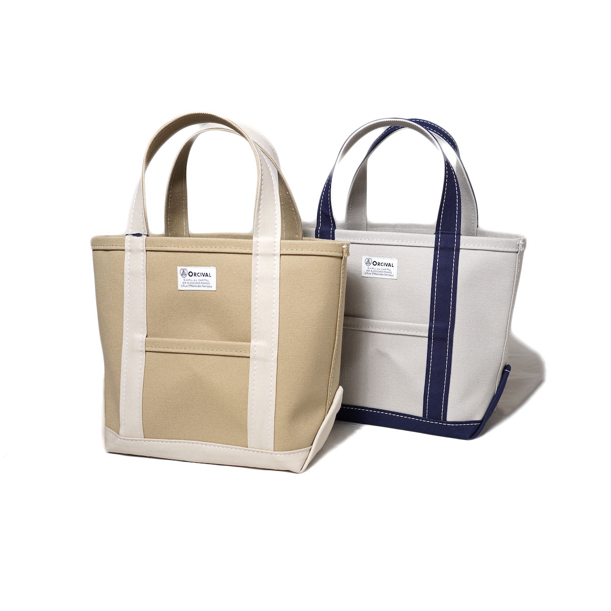 ORCIVAL / Hanp Tote Bag Small (Two Tone Color)