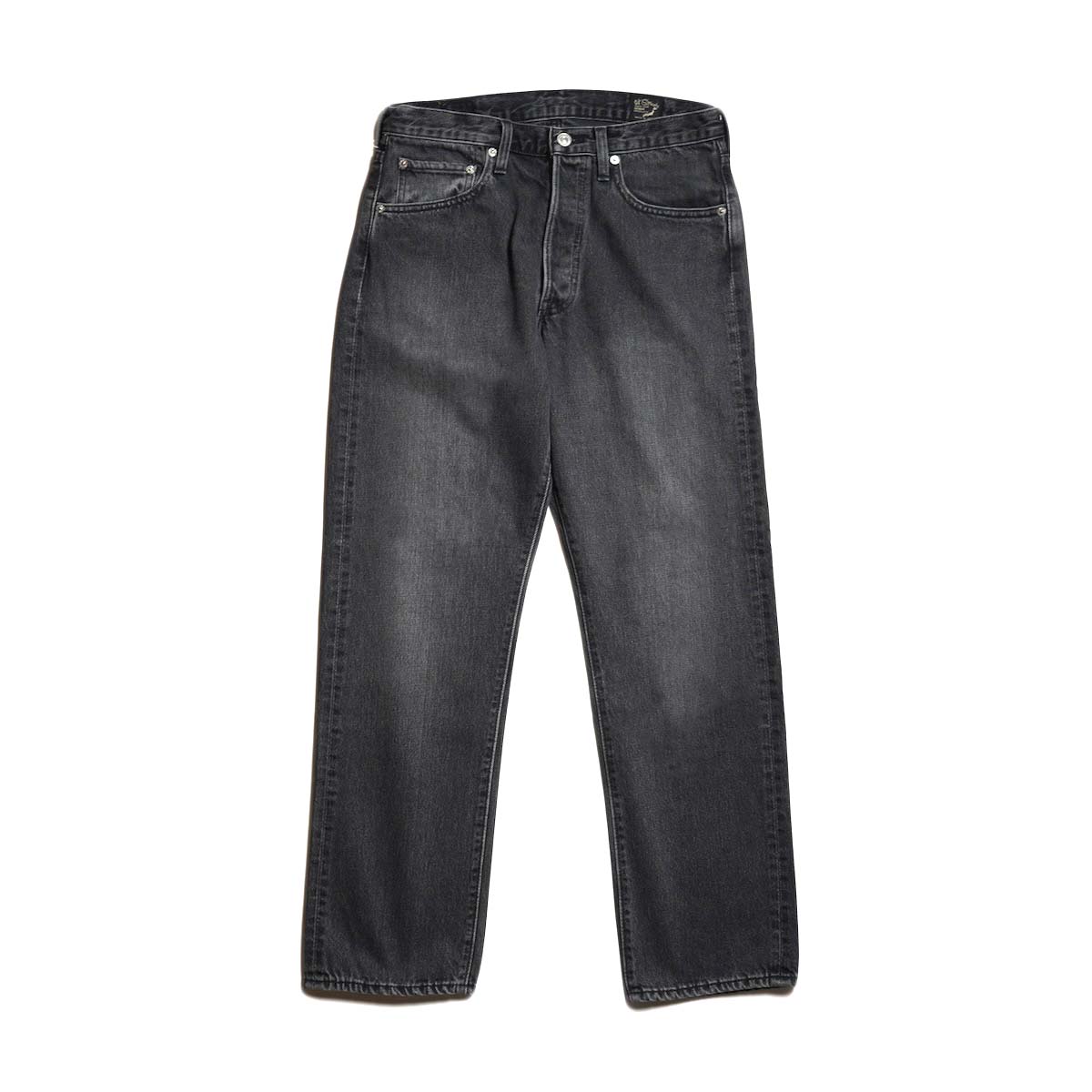 orSlow / 105 90'S BLACK DENIM STONE (Black)