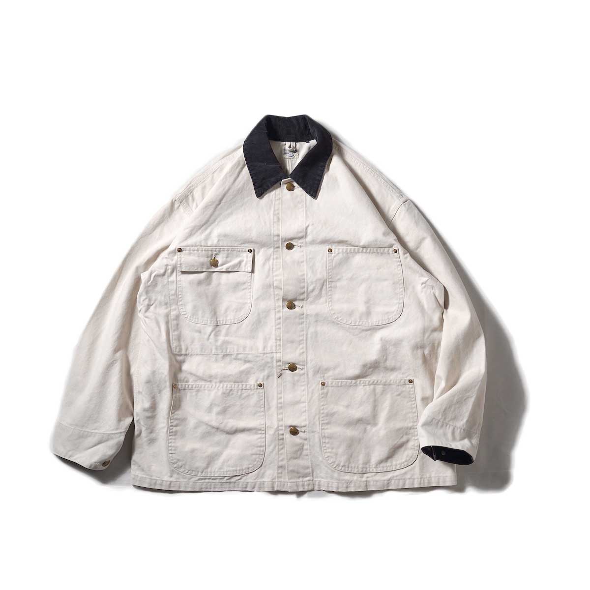 orSlow / Loose Fit Oxford Coverall (Ecru)