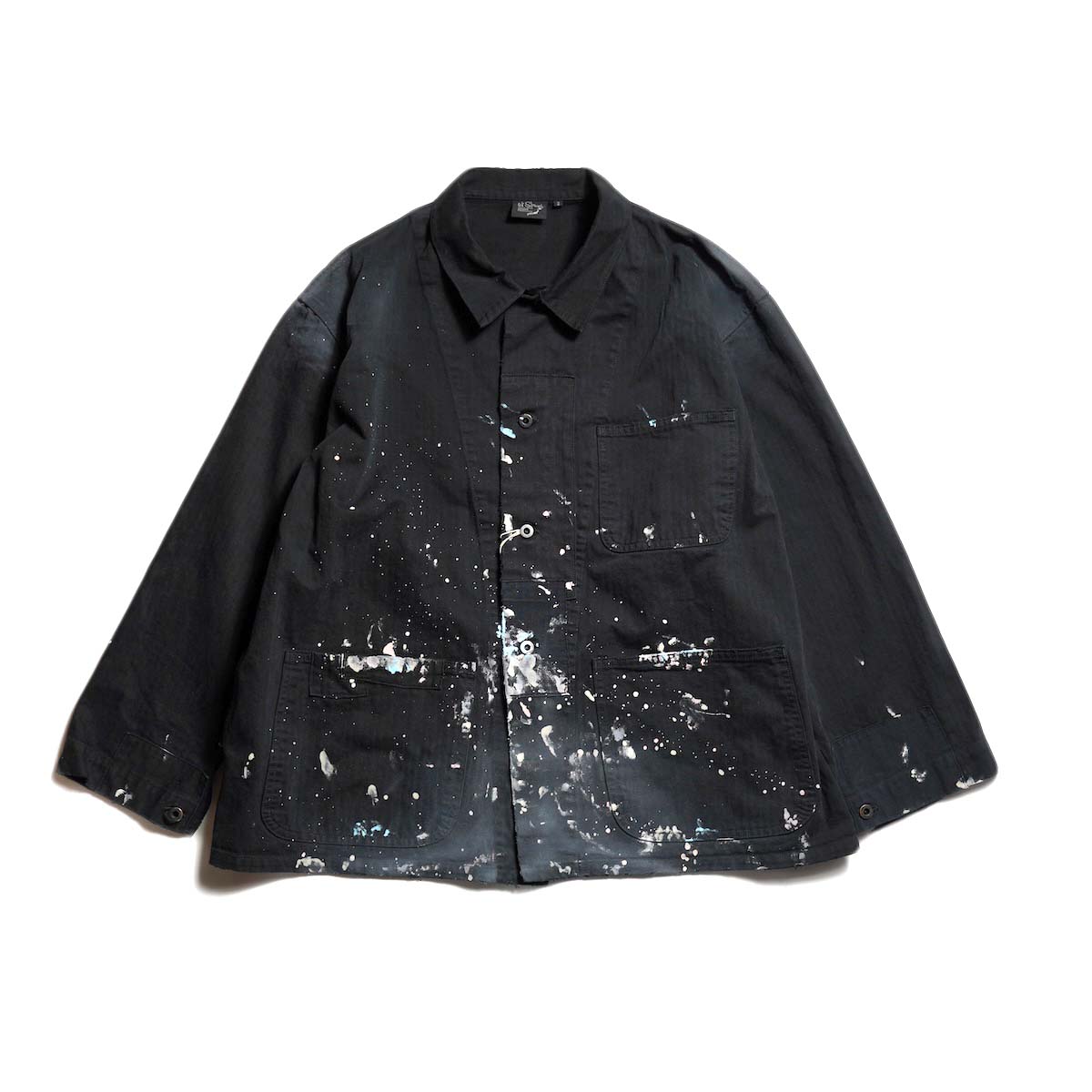 orSlow / REMADE USMC HERRINGBONE COVERALL (Remake Black)
