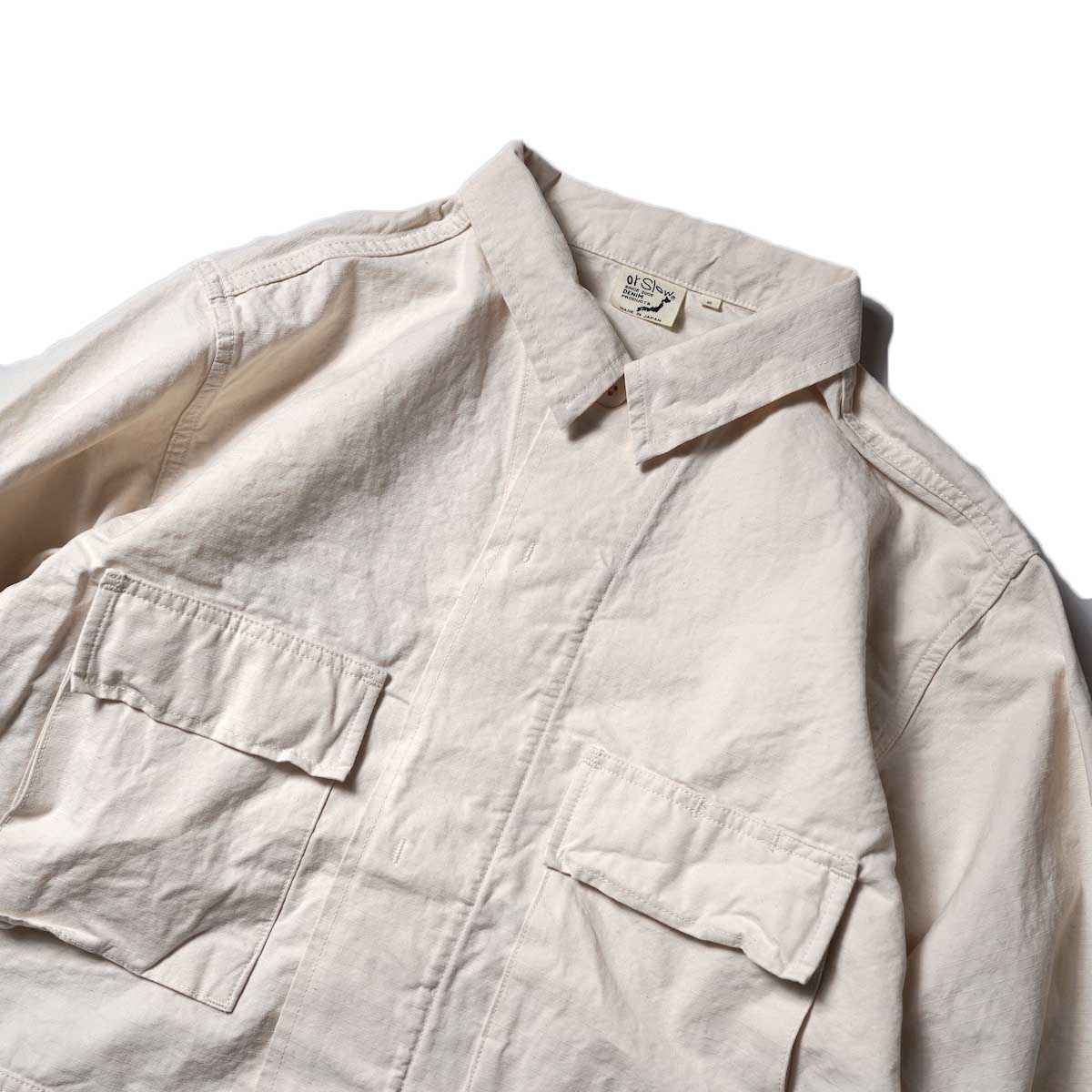 orSlow / B.D.U.Jacket (Ecru) 襟