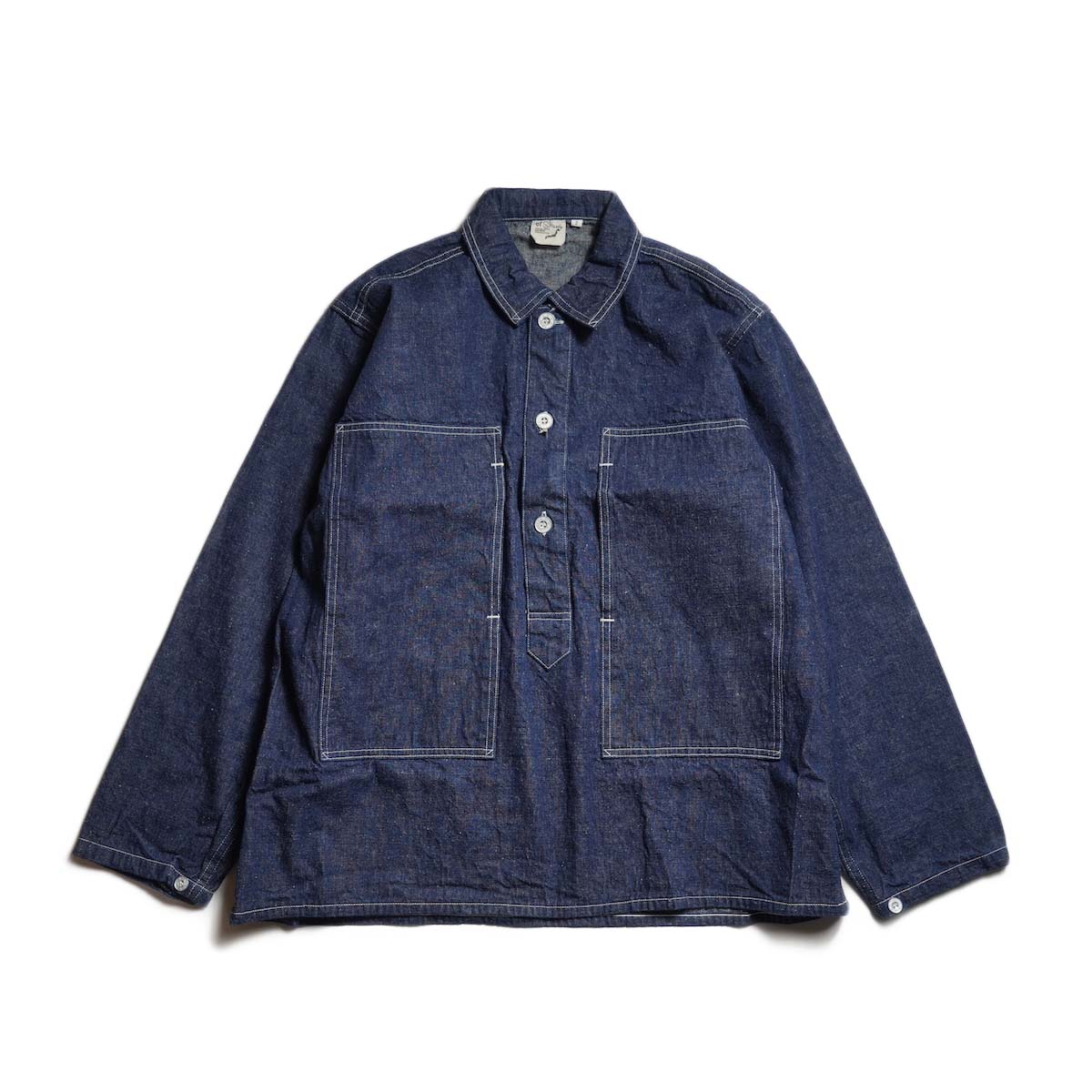 orSlow / 30'S DENIM PULLOVER SHIRT JACKET (One Wash)