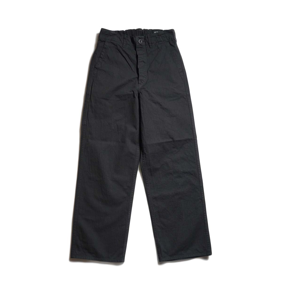 orSlow / WIDE FIT FRENCH WORK PANTS (Black)