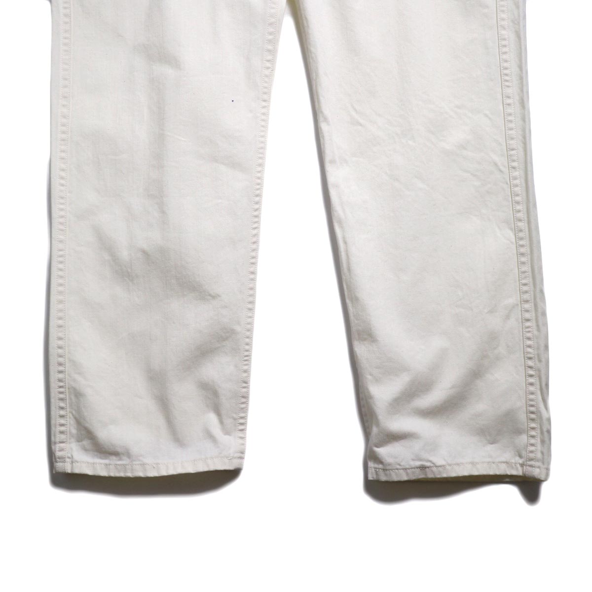 orSlow / French Work Pants -Ecru 裾