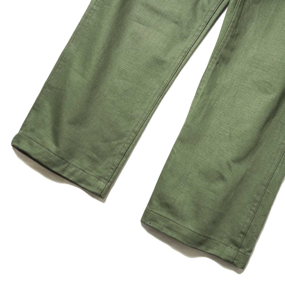 orSlow / HIGH WAIST FATIGUE PANTS (Green) 裾