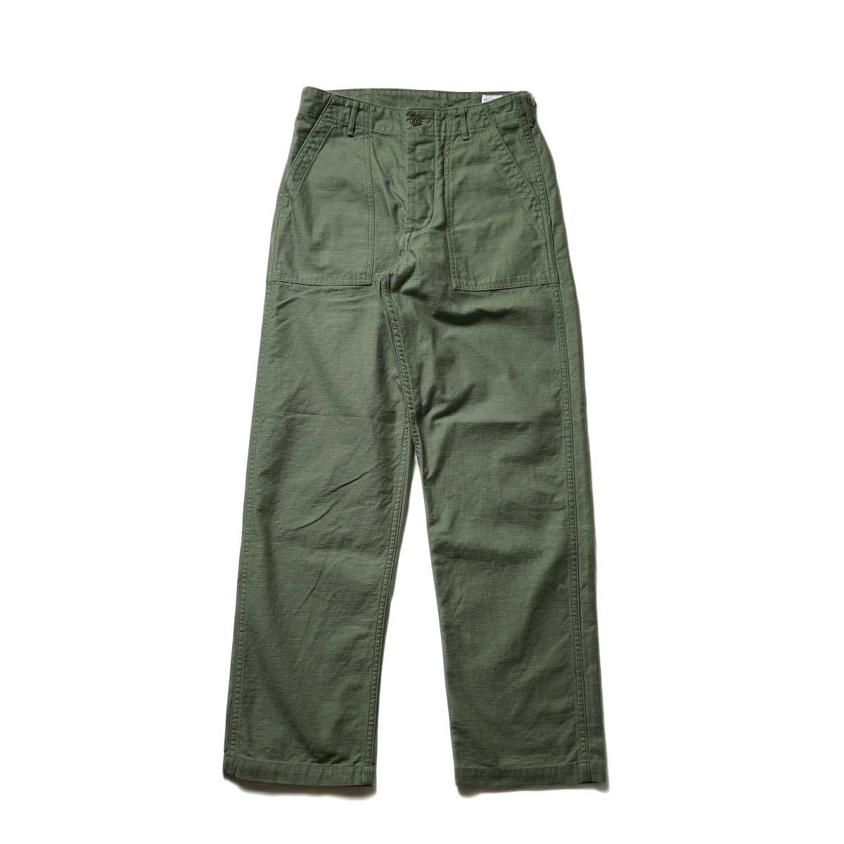 orSlow / US ARMY FATIGUE PANTS (GREEN)正面