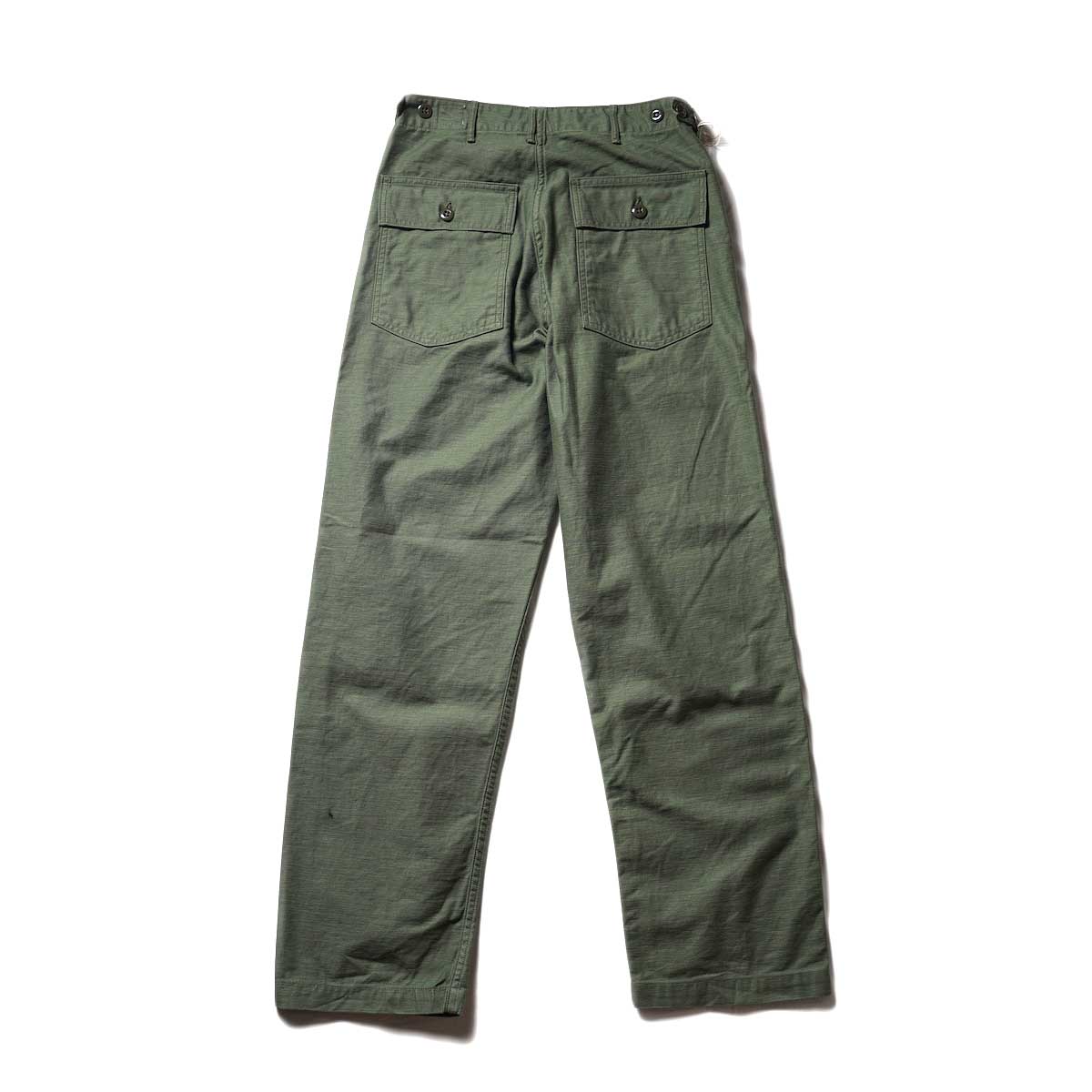 orSlow / US ARMY FATIGUE PANTS (GREEN) 背面