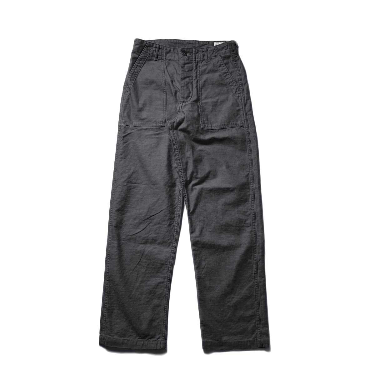 orSlow / US ARMY FATIGUE PANTS (BLACK STONE)正面