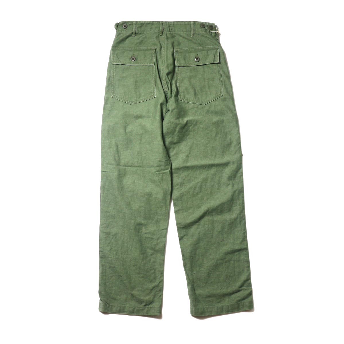 orSlow / US ARMY FATIGUE PANTS (Used Green)背面