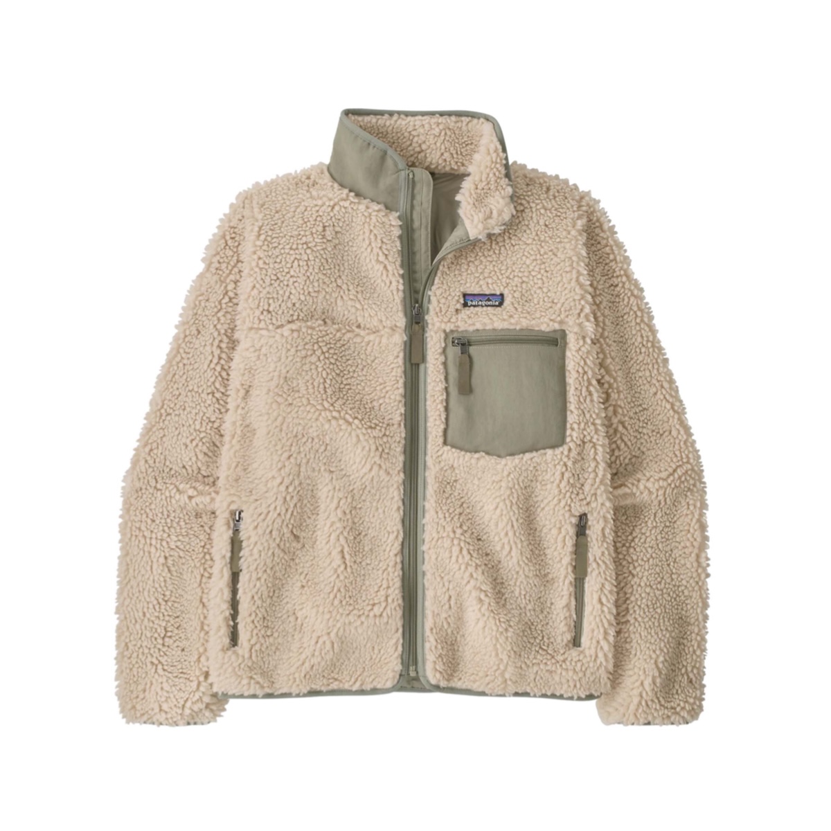 Patagonia / W's CLASSIC RETRO-X JKT (Dark Natural w/River Rock Green)