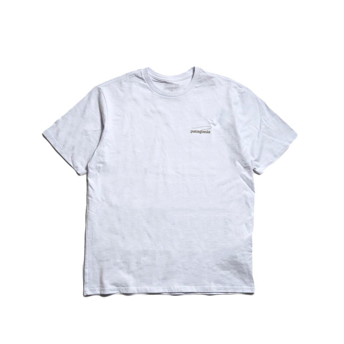 Patagonia / M's Casting Logo Responsibili Tee (White)