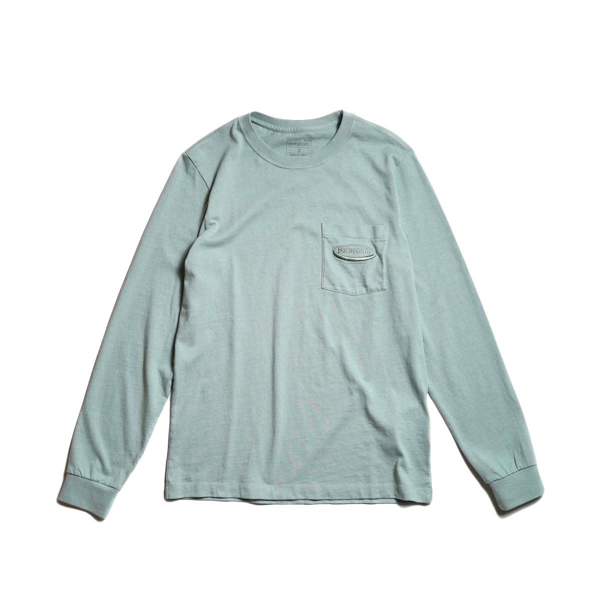 Patagonia / M's L/S MIDWEIGHT '95 OVAL LOGO POCKET TEE (Cover Green)