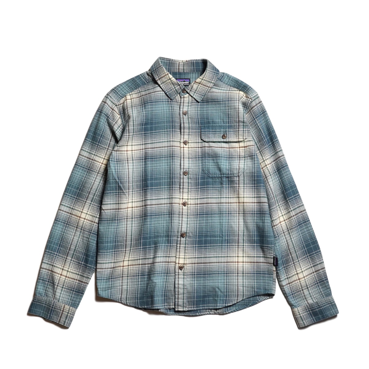 Patagonia / M’s L/S LW Fjord Flannel Shirt (Melting Ombre / Summit Blue)