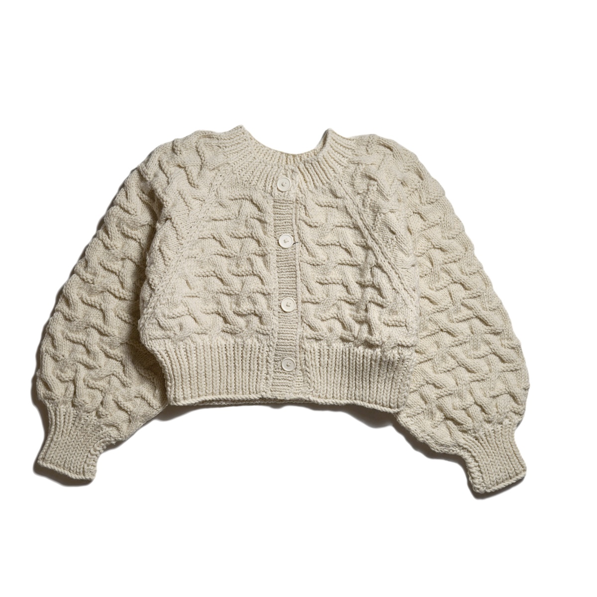 Pheeta / PH012C-2 Mamie Knit Cardigan (Natural)