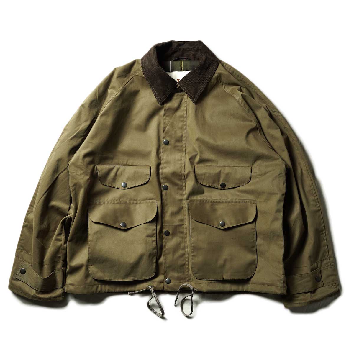 PORTRAITE / Classic Field Jacket Short - Brushed Twill (Khaki)