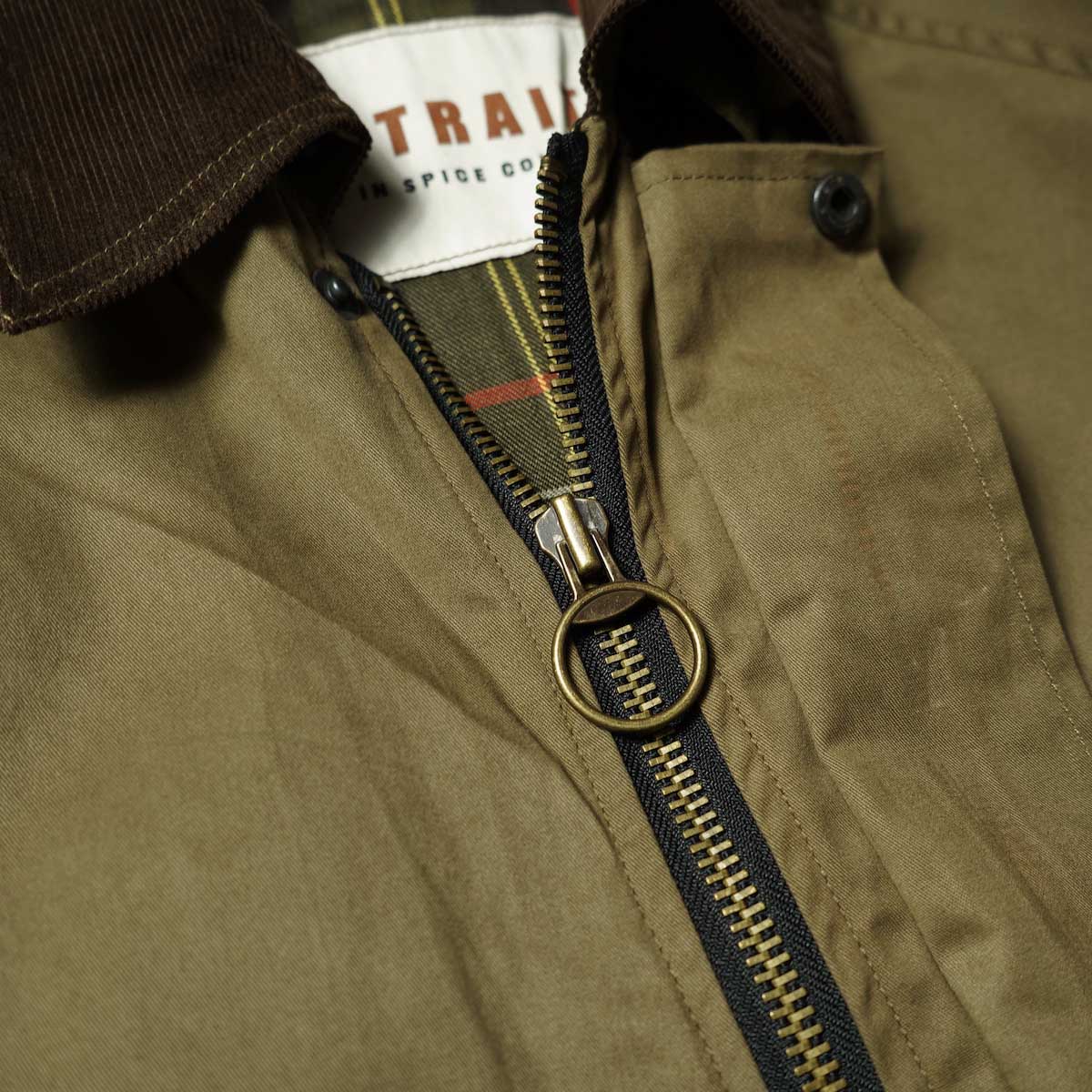 PORTRAITE / Classic Field Jacket Long - Brushed Twill (Khaki)ジップ