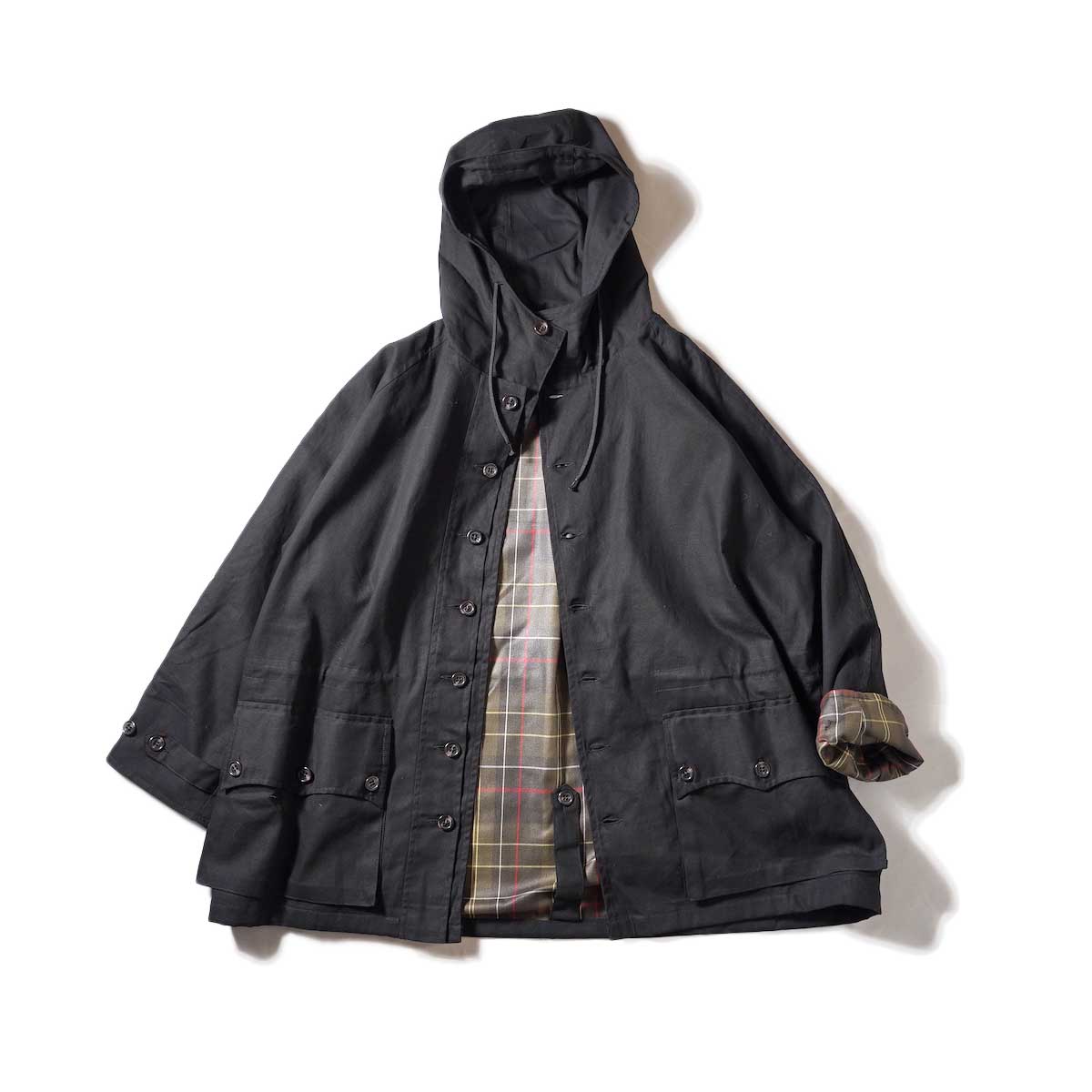 PORTRAITE / Hooded Jacket - Canvas (Black)