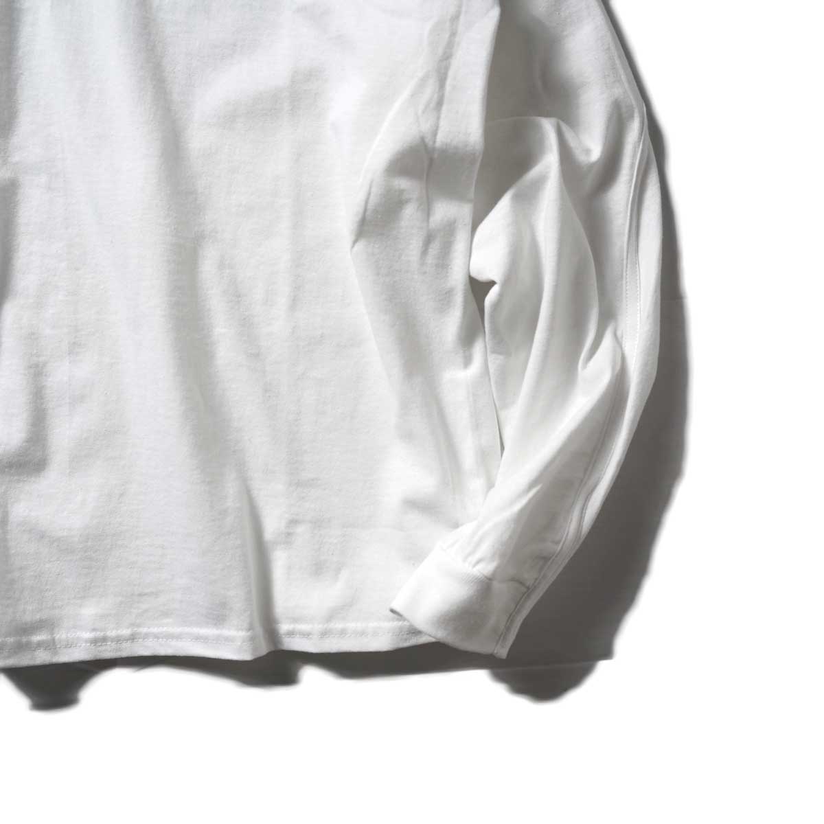 PRE_ / PT FTB LS T (White)裾、袖