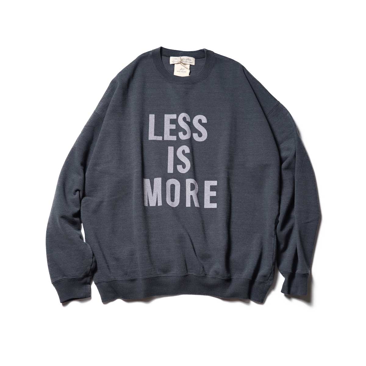 REMI RELIEF / TC裏毛クルー Less is more (Black)