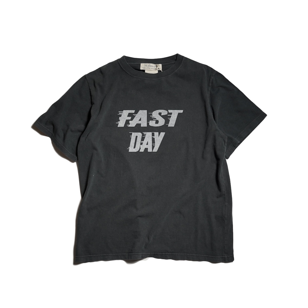 REMI RELIEF / HARD SP加工20/-天竺レギュラーT - FAST DAY (Black)