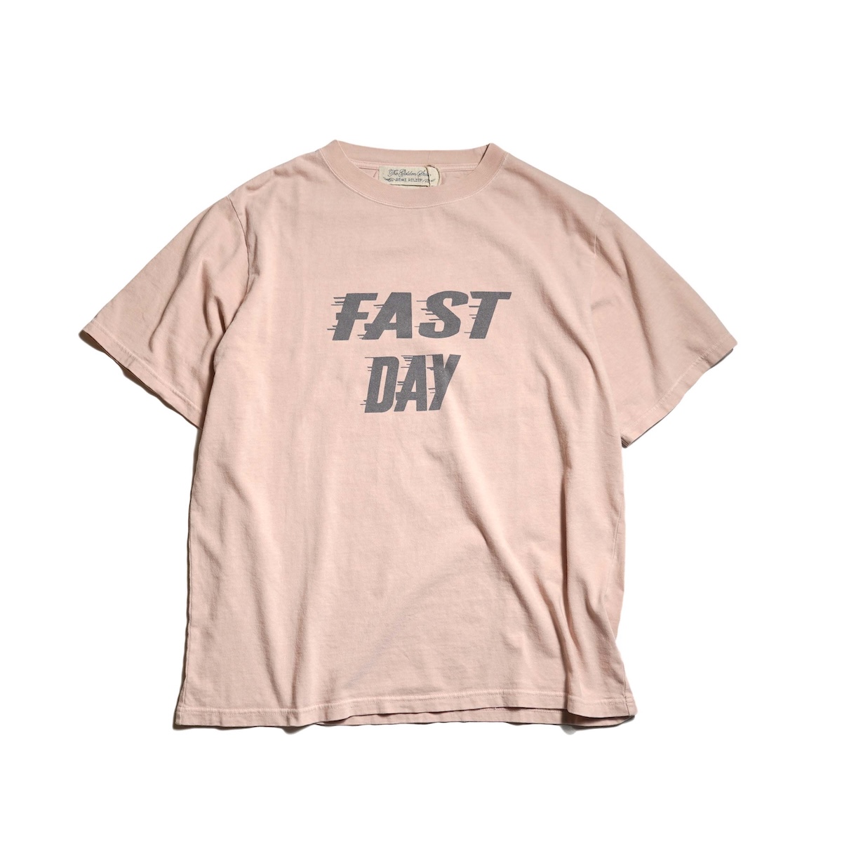 REMI RELIEF / HARD SP加工20/-天竺レギュラーT - FAST DAY (L.Pink)
