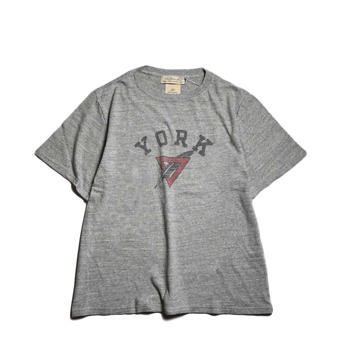 REMI RELIEF / リサイクル天竺SP加工T - YORK (Heather Gray)