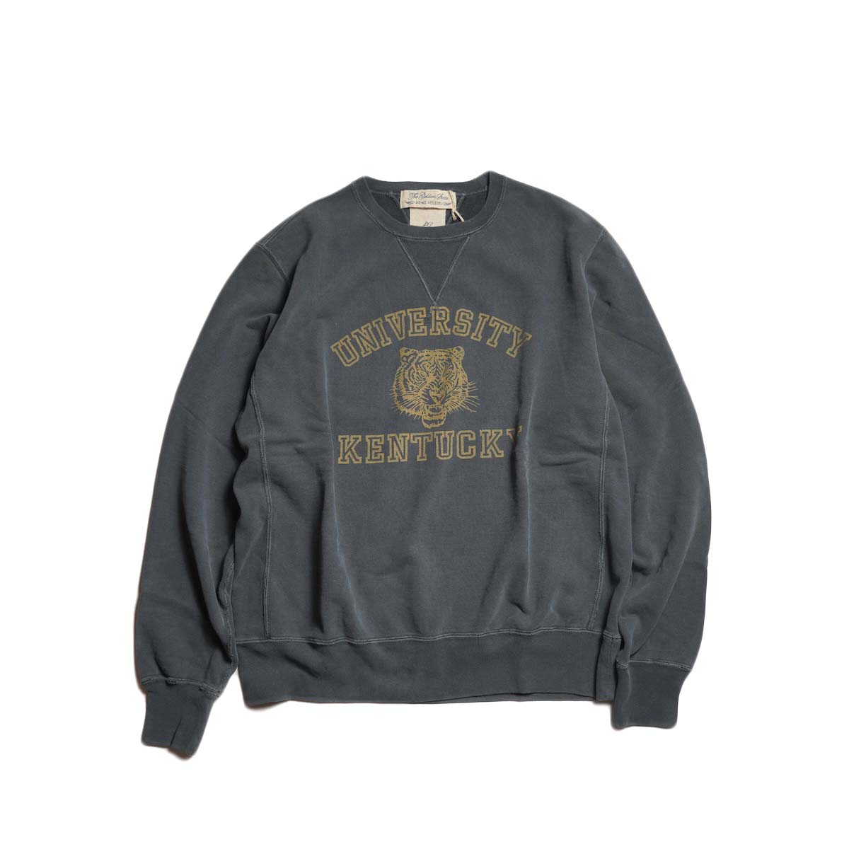 REMI RELIEF / SP加工裏毛クルー - KENTUCKY (Black)