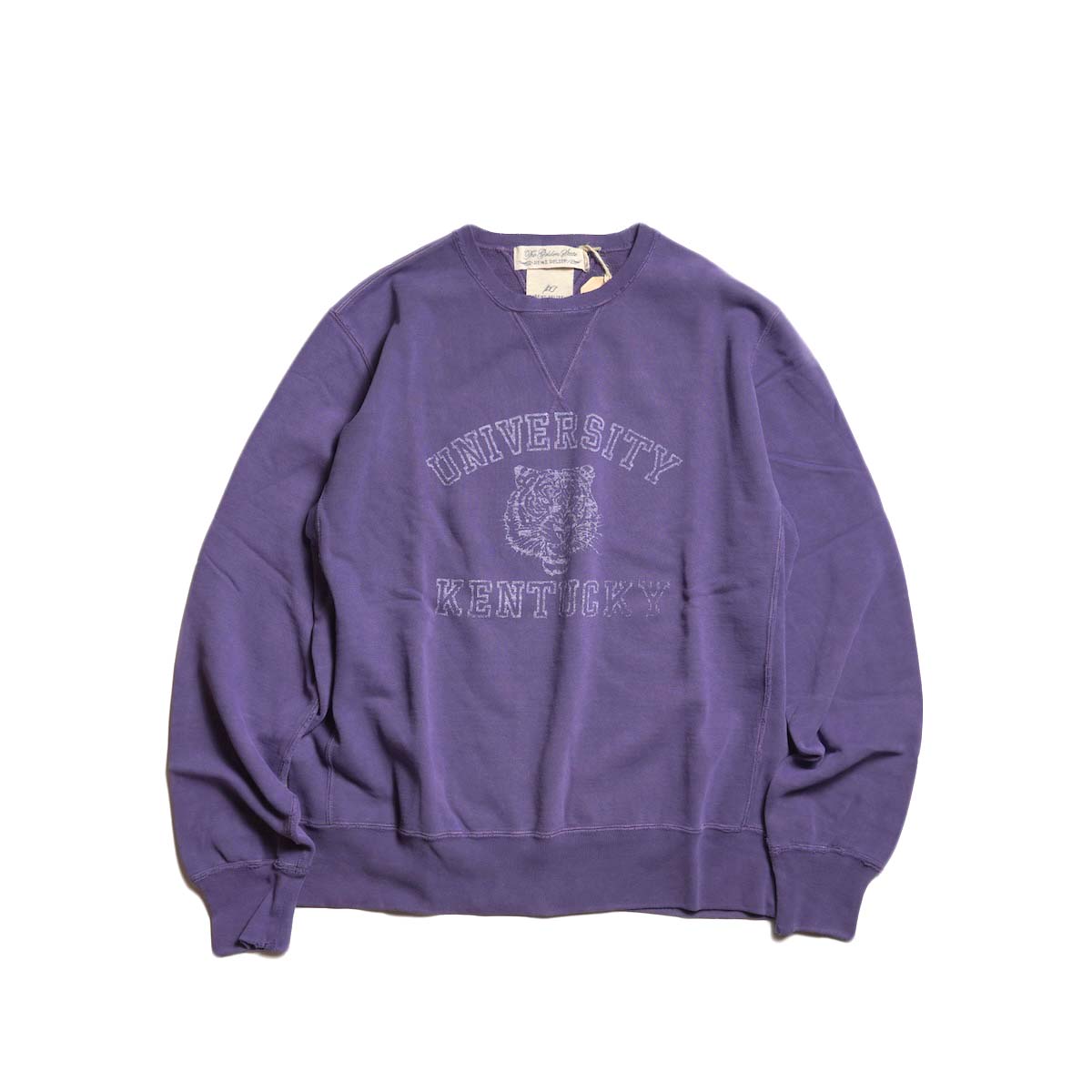 REMI RELIEF / SP加工裏毛クルー - KENTUCKY (Purple Navy)