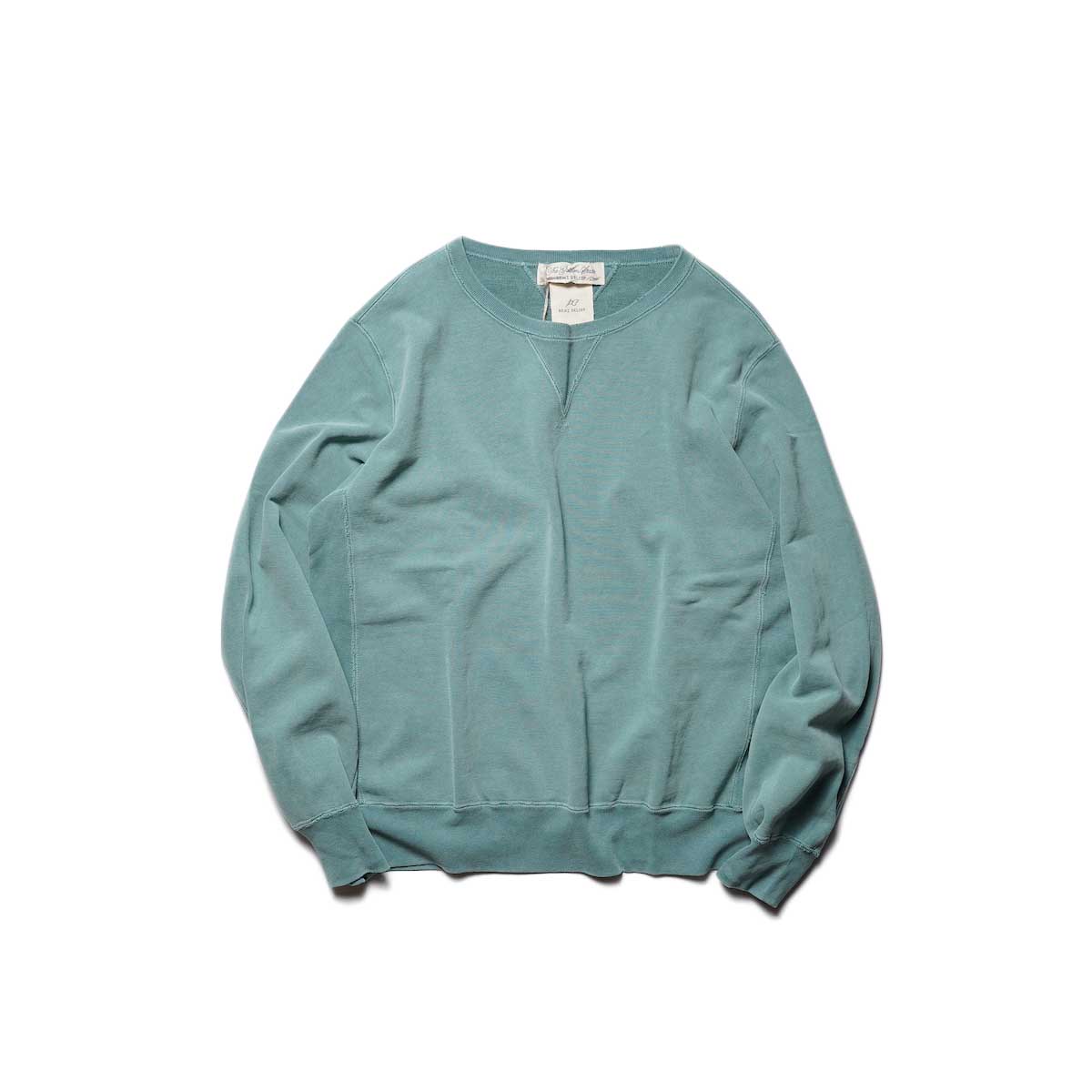 REMI RELIEF / SP加工裏毛クルー (Green)
