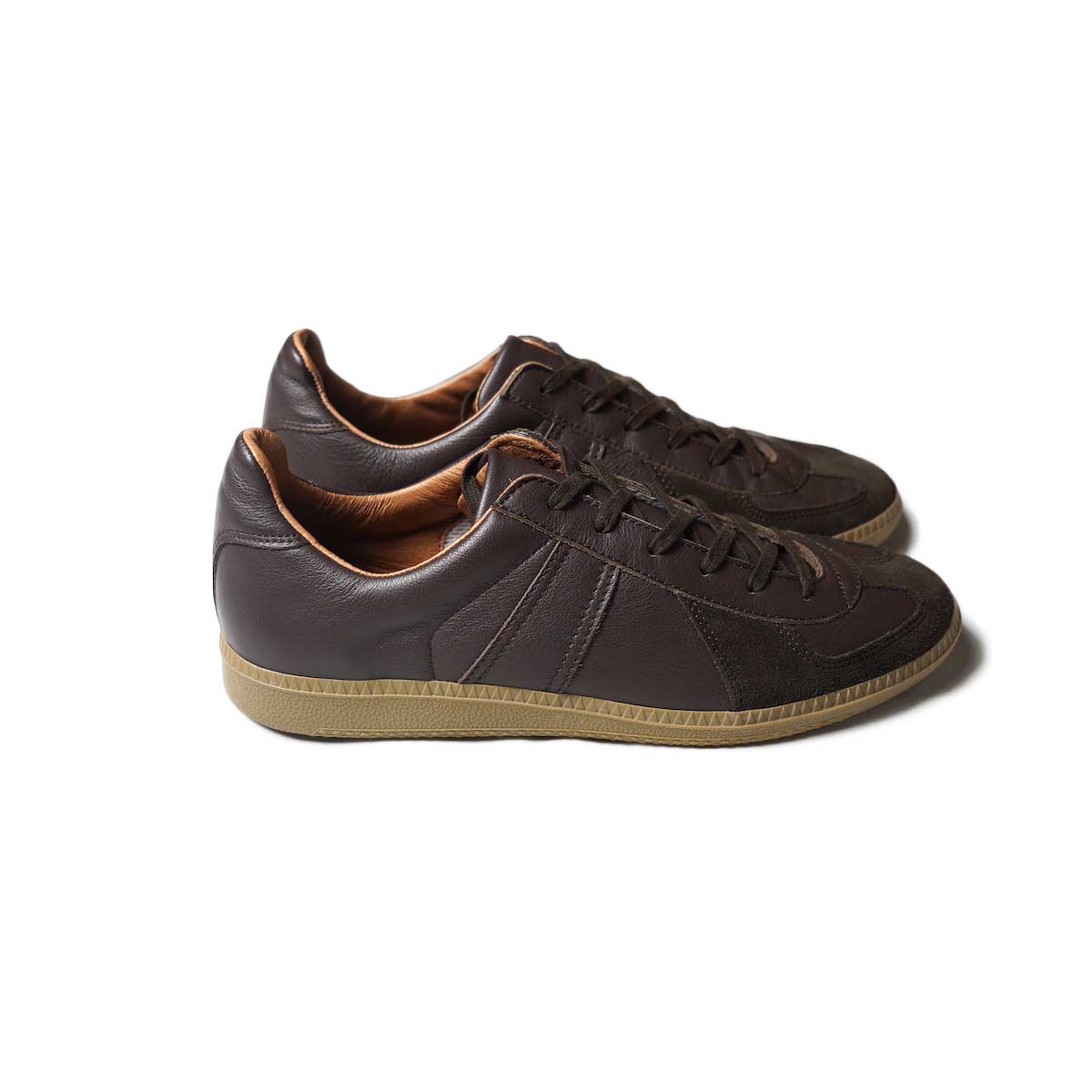 REPRODUCTION OF FOUND / GERMAN MILITARY TRAINER (Dark Brown)サイド