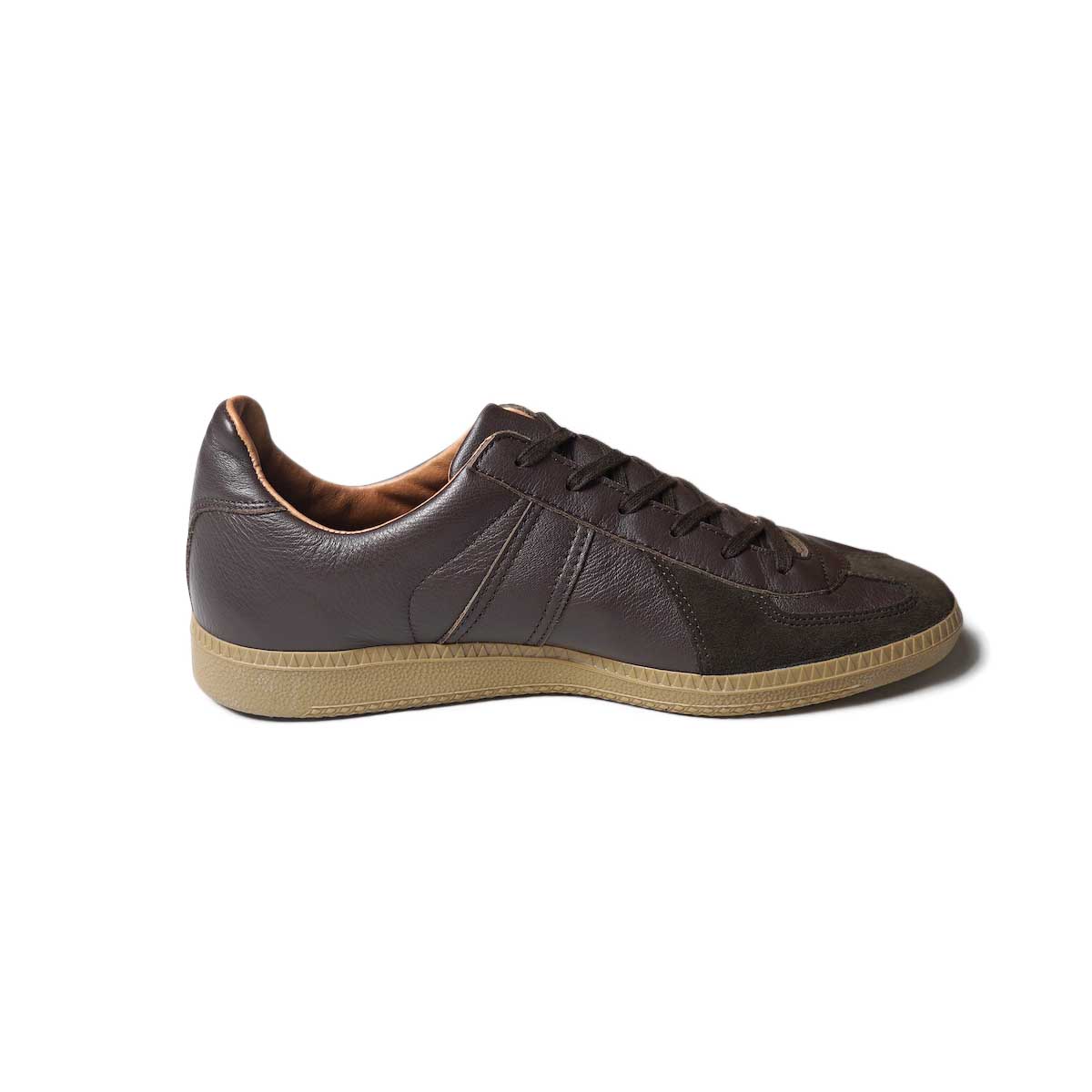 REPRODUCTION OF FOUND / GERMAN MILITARY TRAINER (Dark Brown)インサイド