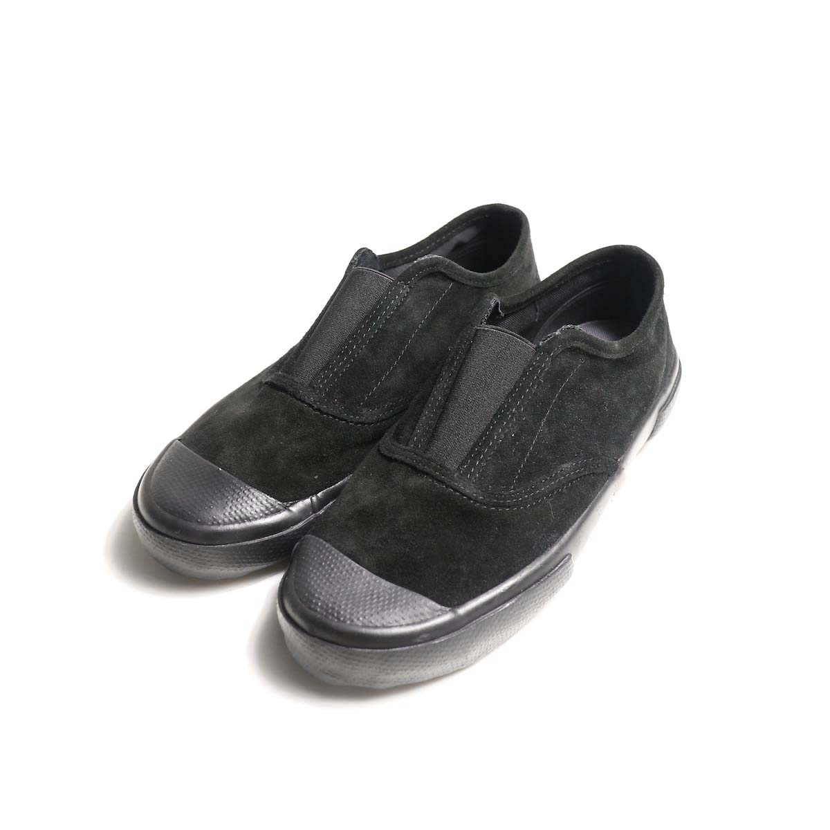 REPRODUCTION OF FOUND / ITALIAN MILITARY TRAINER (Black Suede)