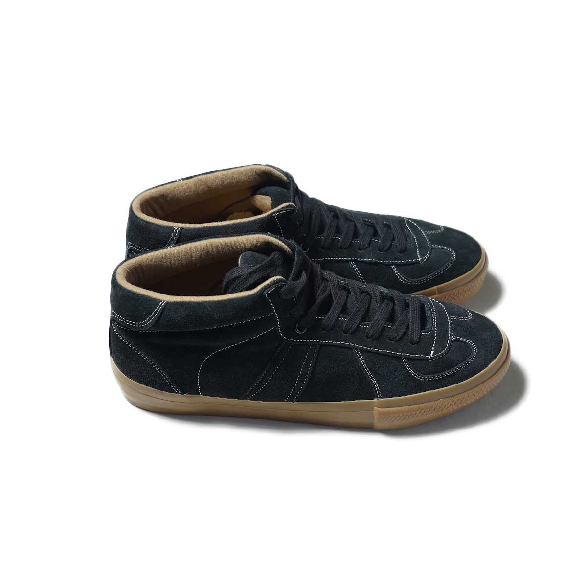REPRODUCTION OF FOUND / GERMAN MILITARY TRAINER (Black Suede)横