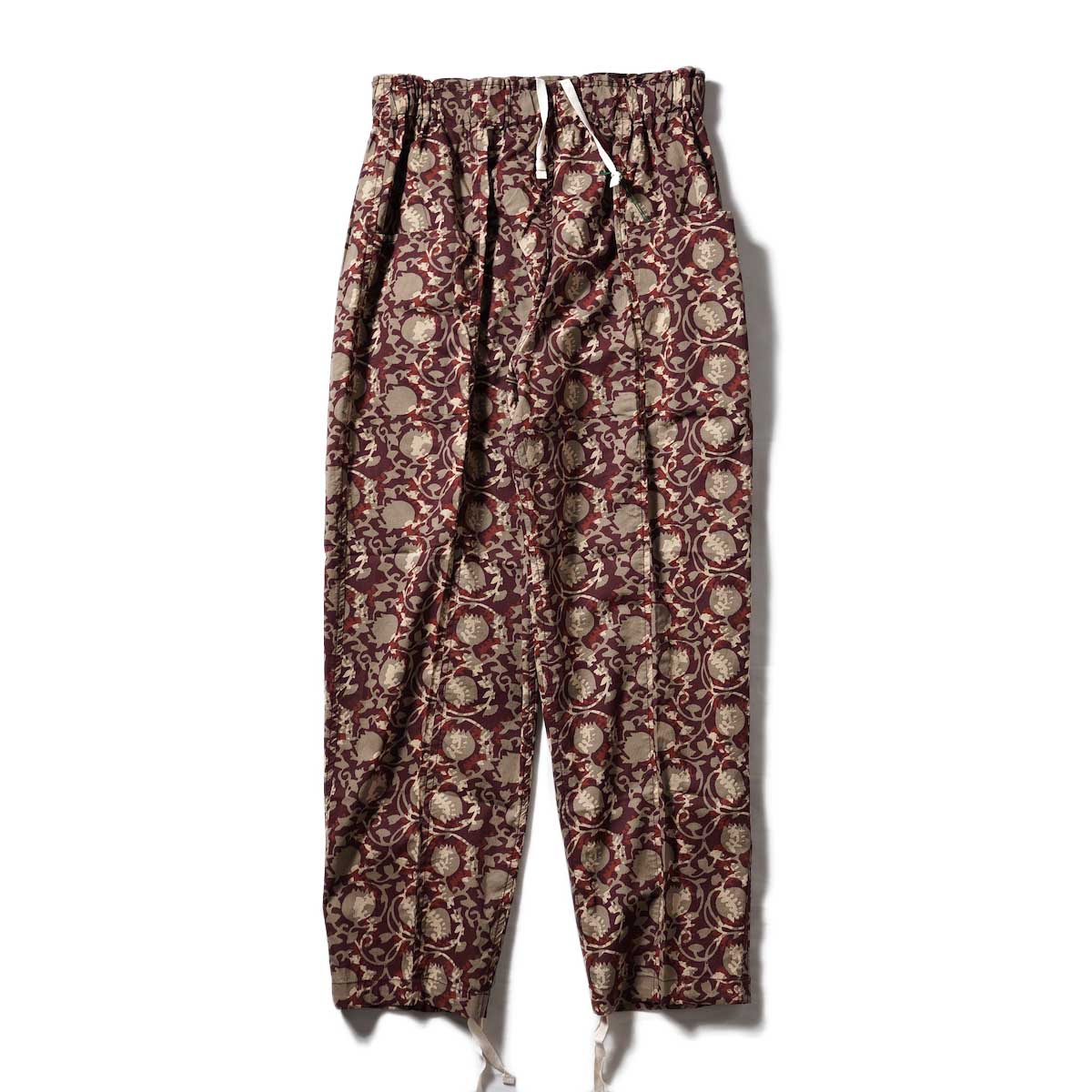 South2 West8 / Army String Pant - Batic PT. / BOTANICAL (Tany/Wine)