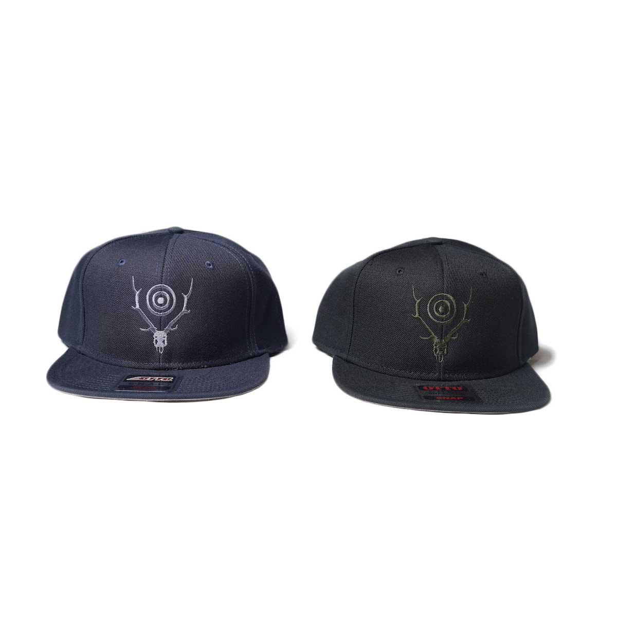 South2 West8 / BASEBALL CAP - S&amp;amp;T EMB. (Black , Navy)