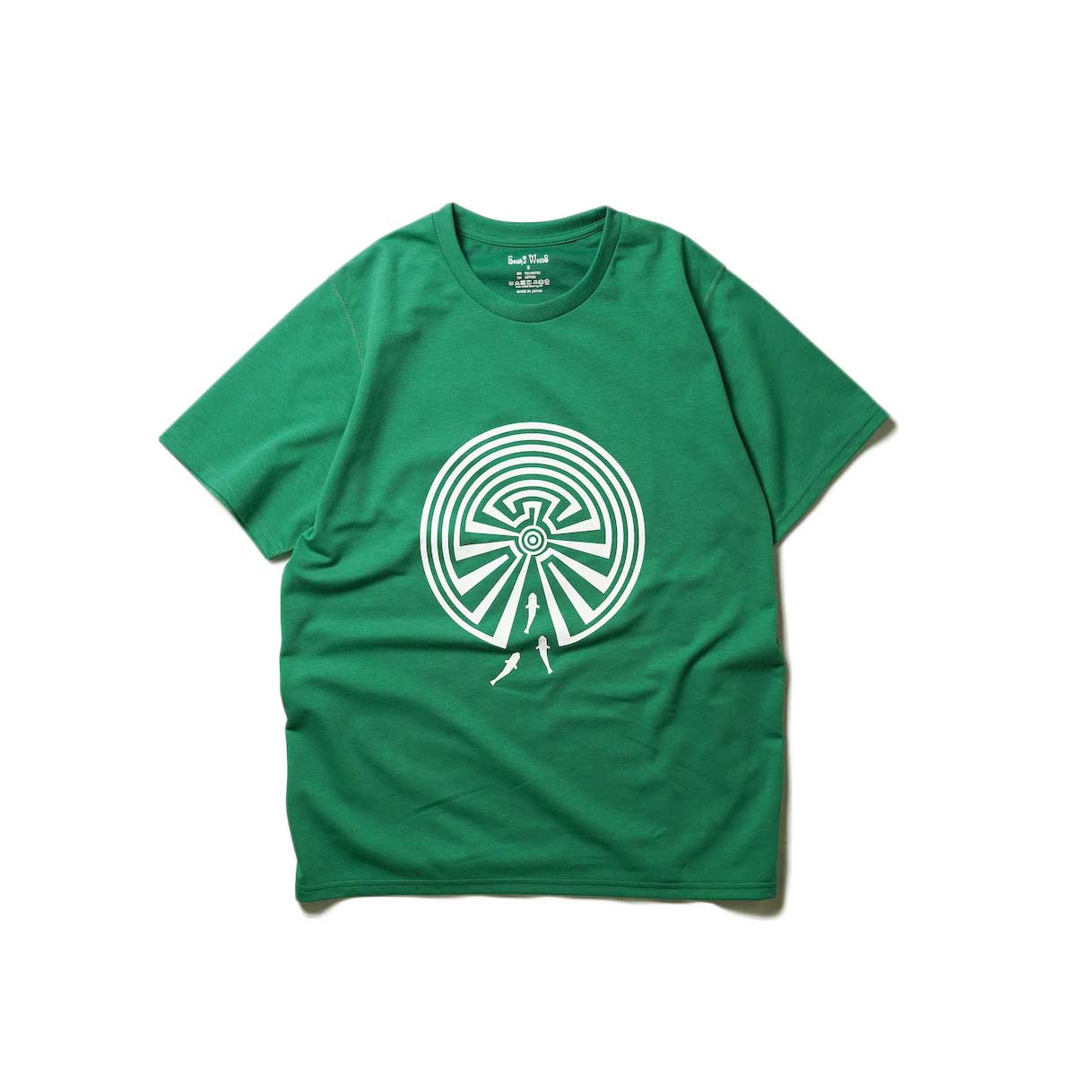 South2 West8 / S/S CREW NECK TEE - MAZE (Green)