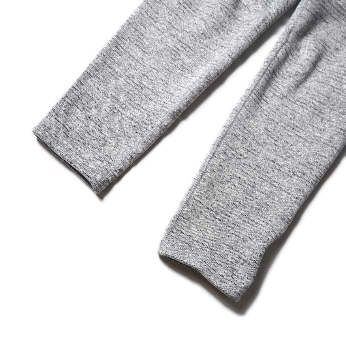 South2 West8 / 2P Cycle Pant - POLARTEC Fleece Lined Jersey (Grey)裾