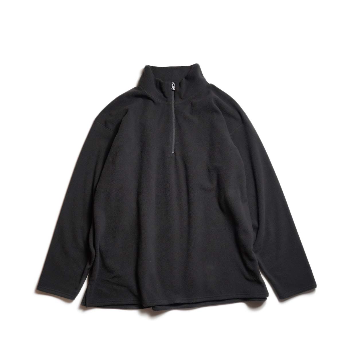 South2 West8 / Half Zip Shirt - Poly Fleece (Black)