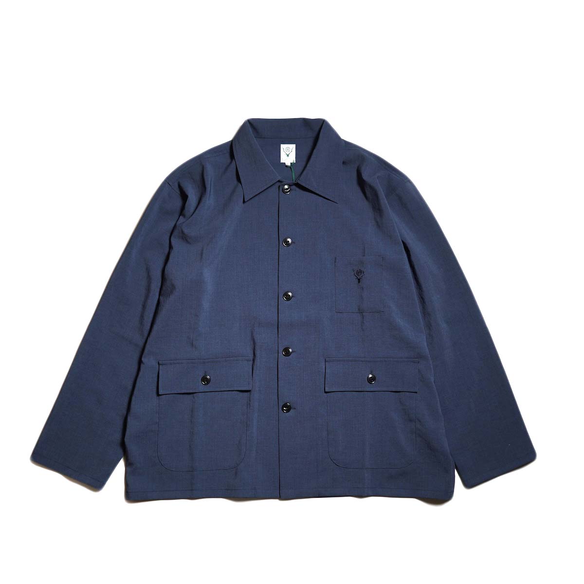South2 West8 / Hunting Shirt - Poly Oxford (Navy)