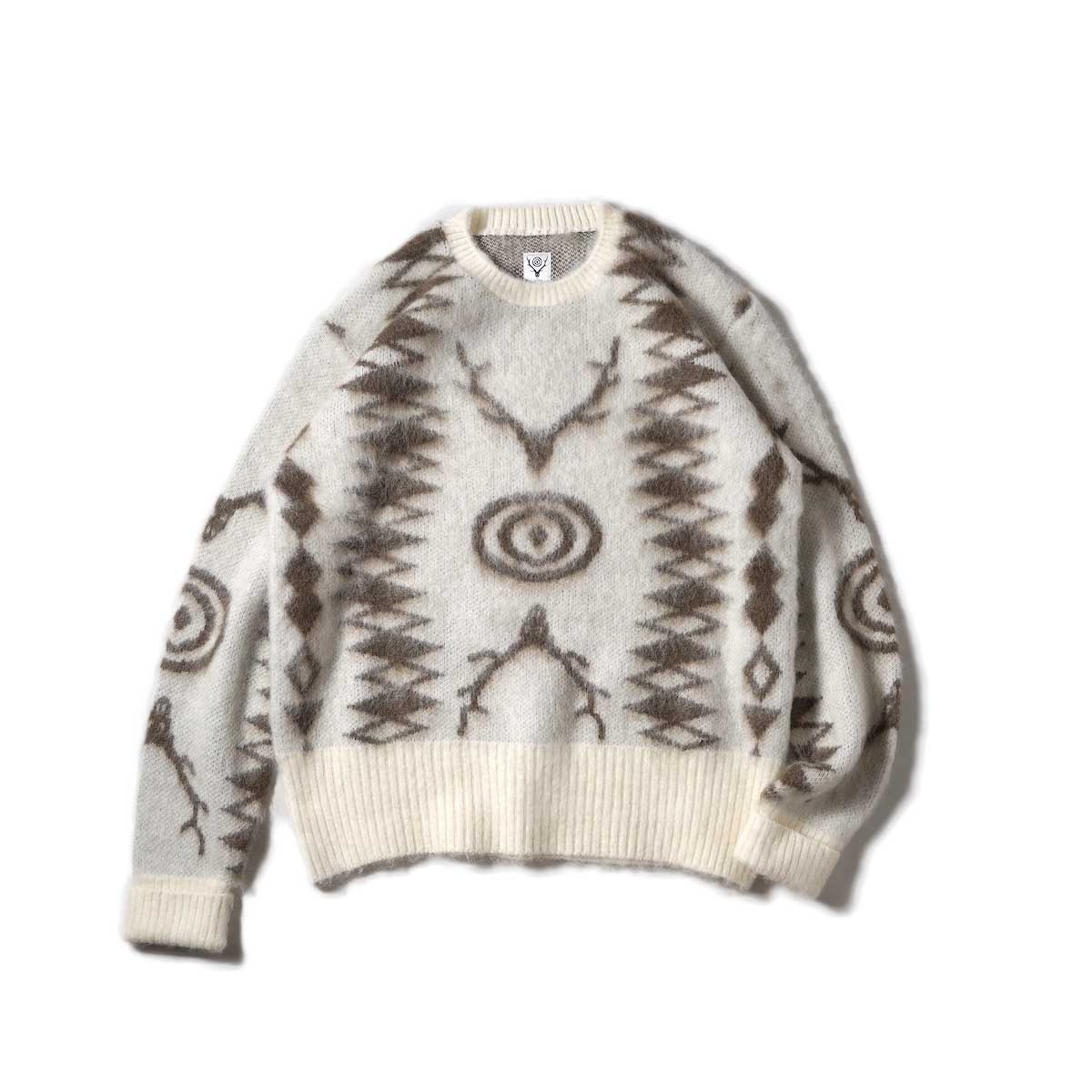 South2 West8 / Loose Fit Sweater - S2W8 Native (Off White)