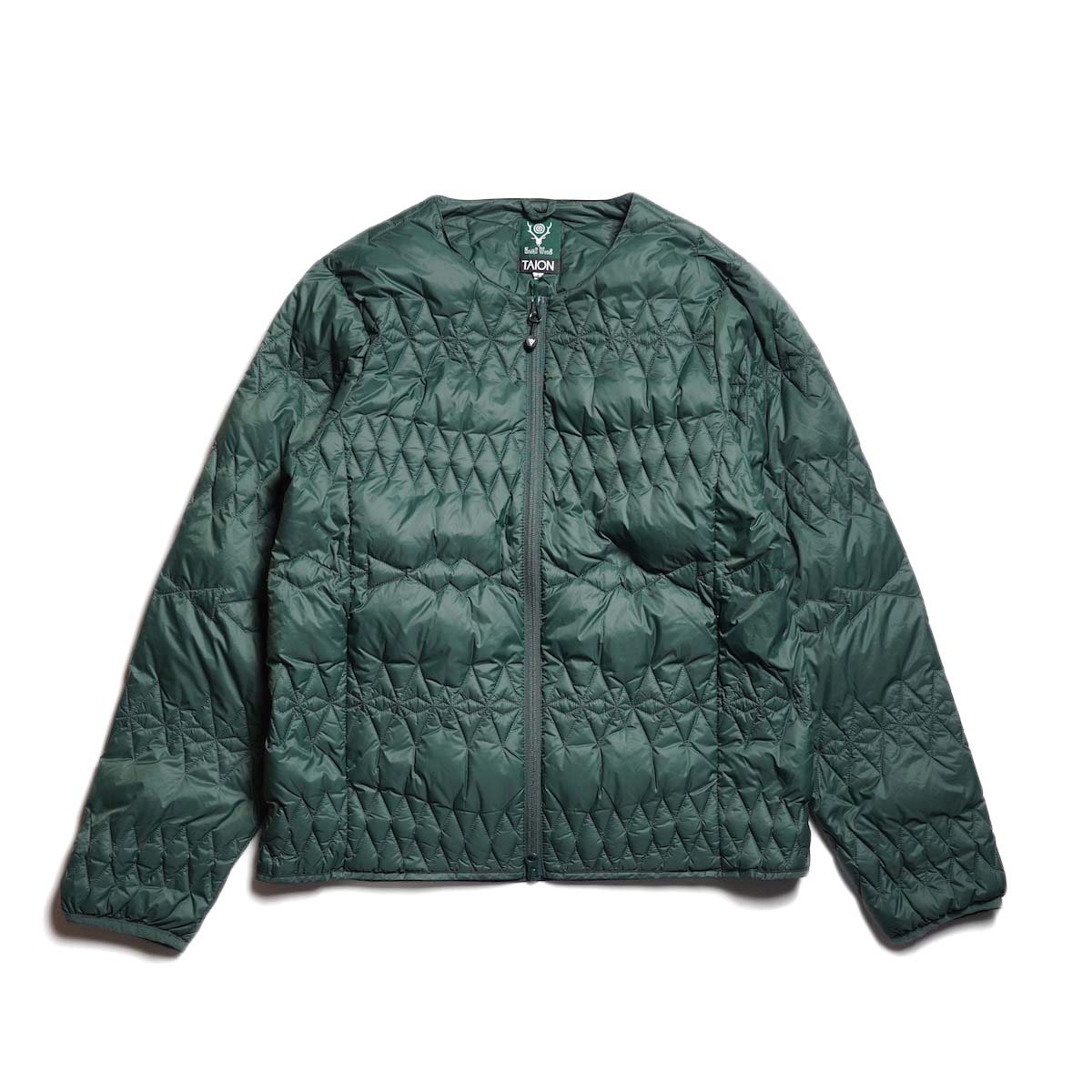 South2 West8 × TAION / Inner Down Jacket (Green)