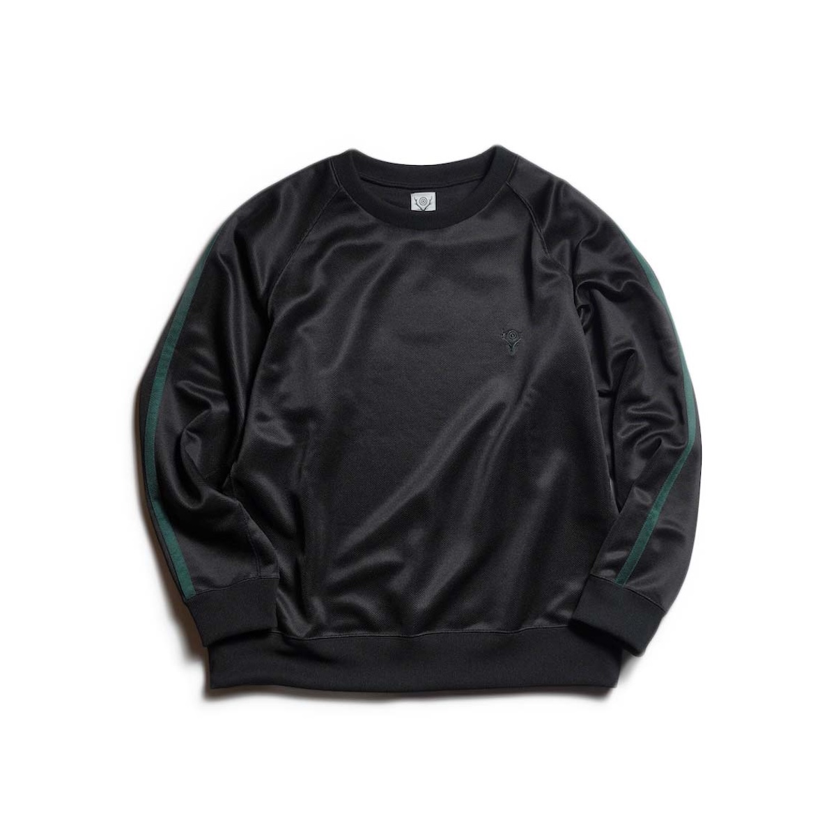 South2 West8 / Trainer Crew Neck Shirt - Poly Smooth (Black)