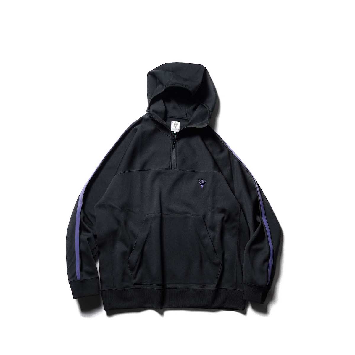 South2 West8 / Trainer Hoody - Poly Smooth (Black)