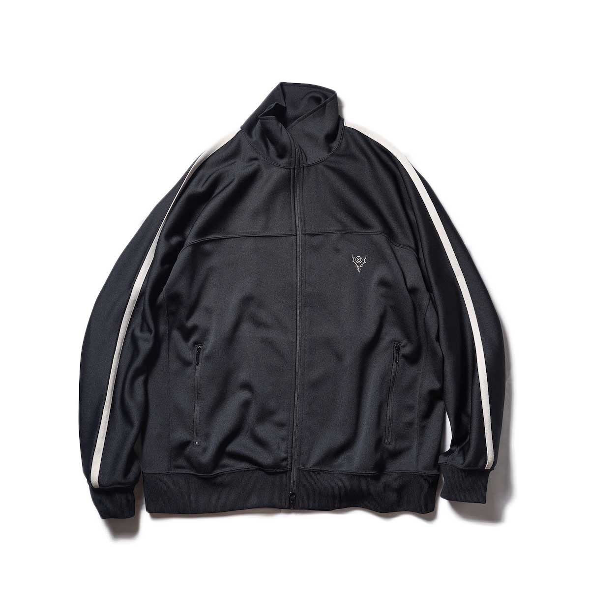 South2 West8 / Trainer Jacket - Poly Smooth (Black)