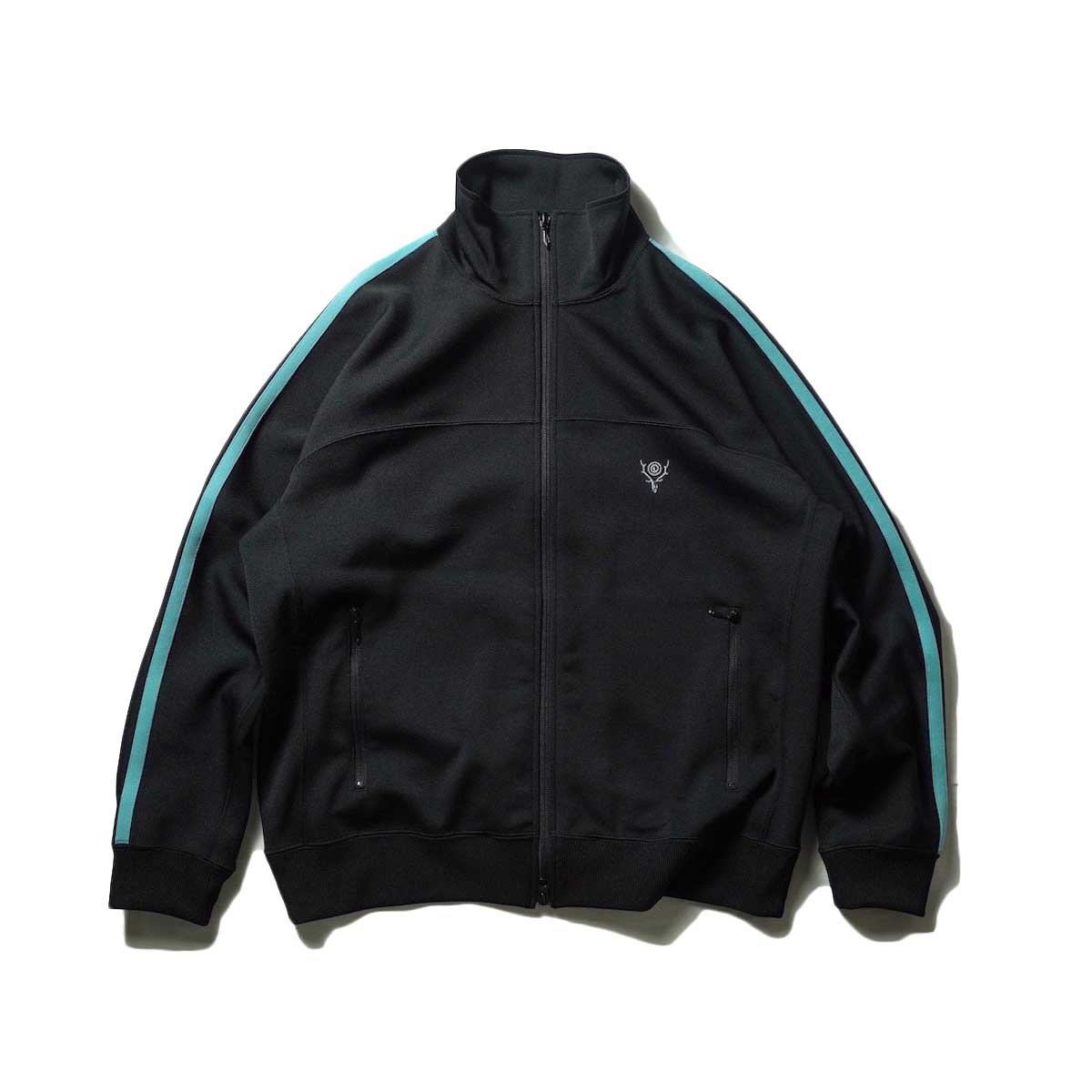 South2 West8 / Trainer Jacket-poly smooth (Black)