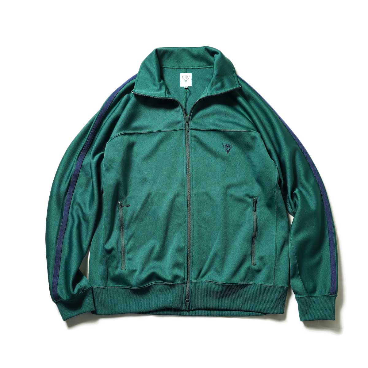 South2 West8 / Trainer Jacket - Poly Smooth (Green)