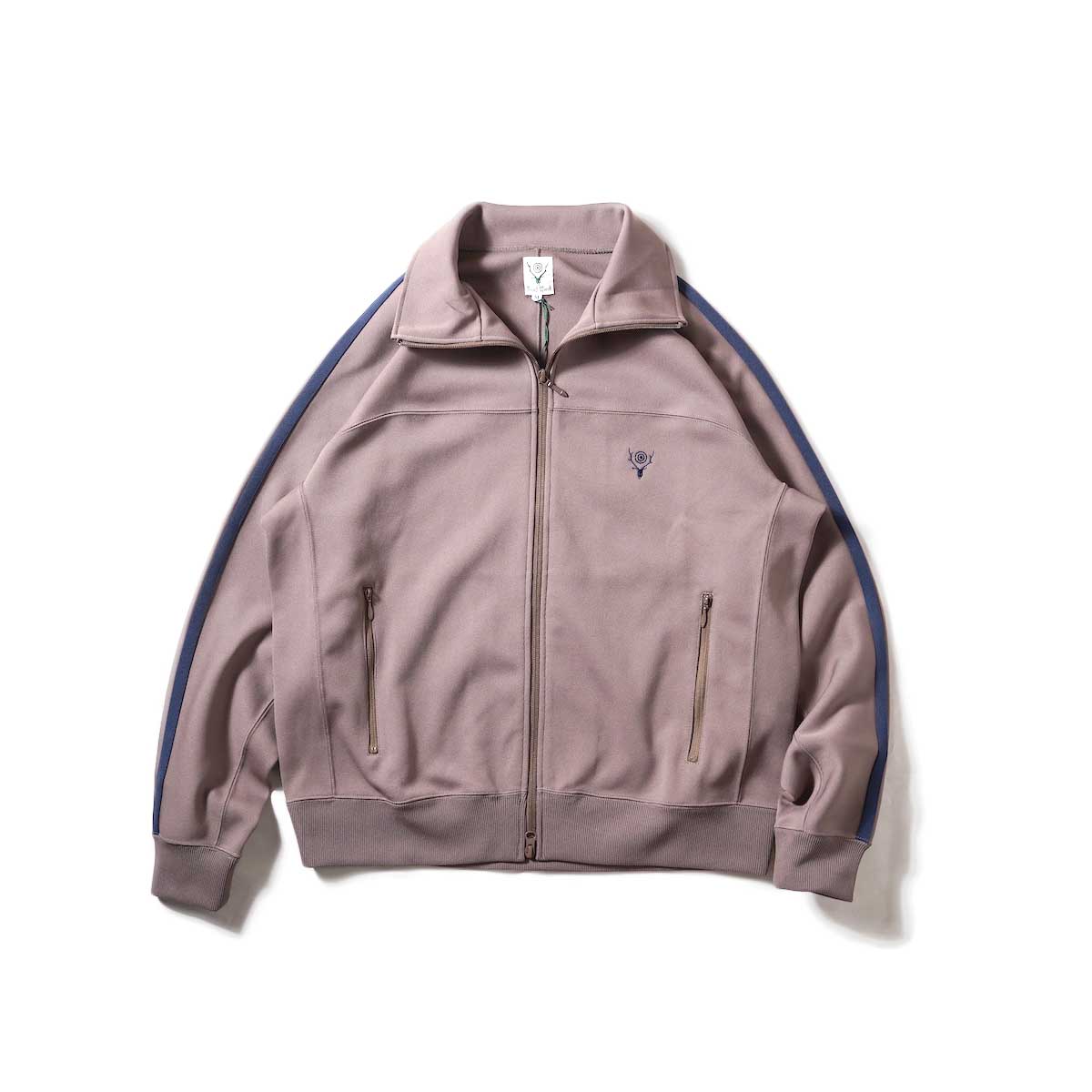 South2 West8 / Trainer Jacket - Poly Smooth (Taupe)