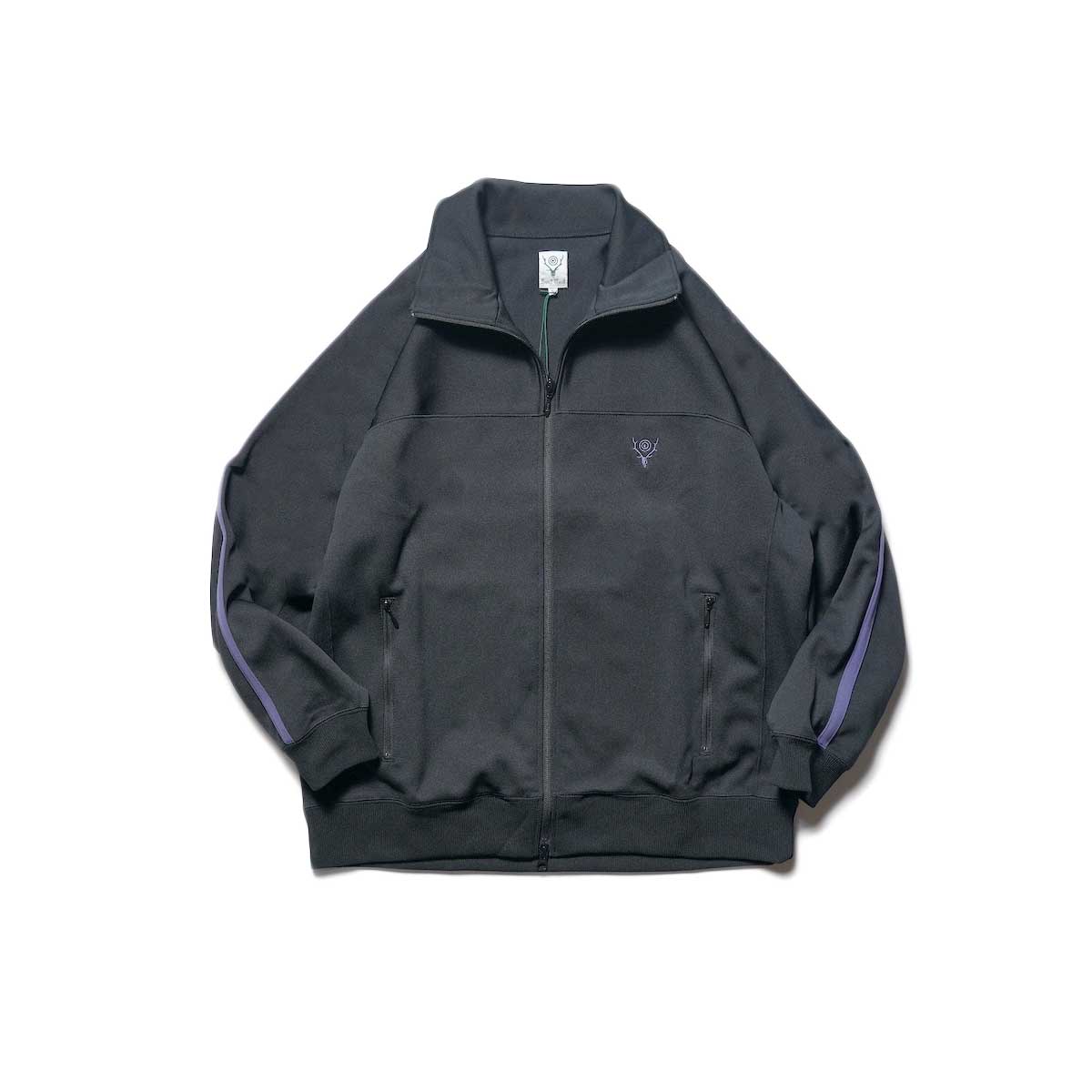 South2 West8 / Trainer Jacket - Poly Smooth (Black)